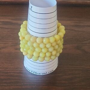 Serpentine Stone 5 Strand Beaded Bracelet